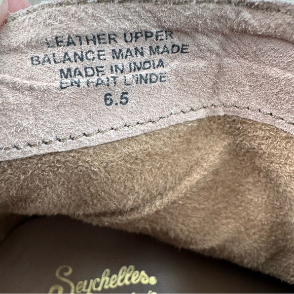 Seychelles Challenge 2 Sand Suede Leather Ankle Boots Women's Tan size 6.5 - Picture 9 of 13